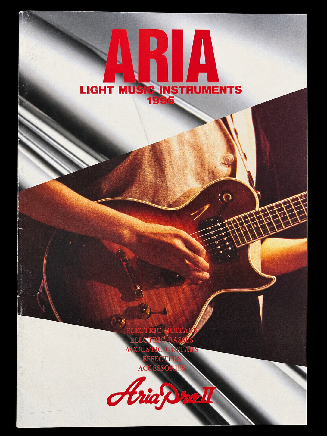 1996 Aria Pro 2 Catalogue guitar catalogue cover