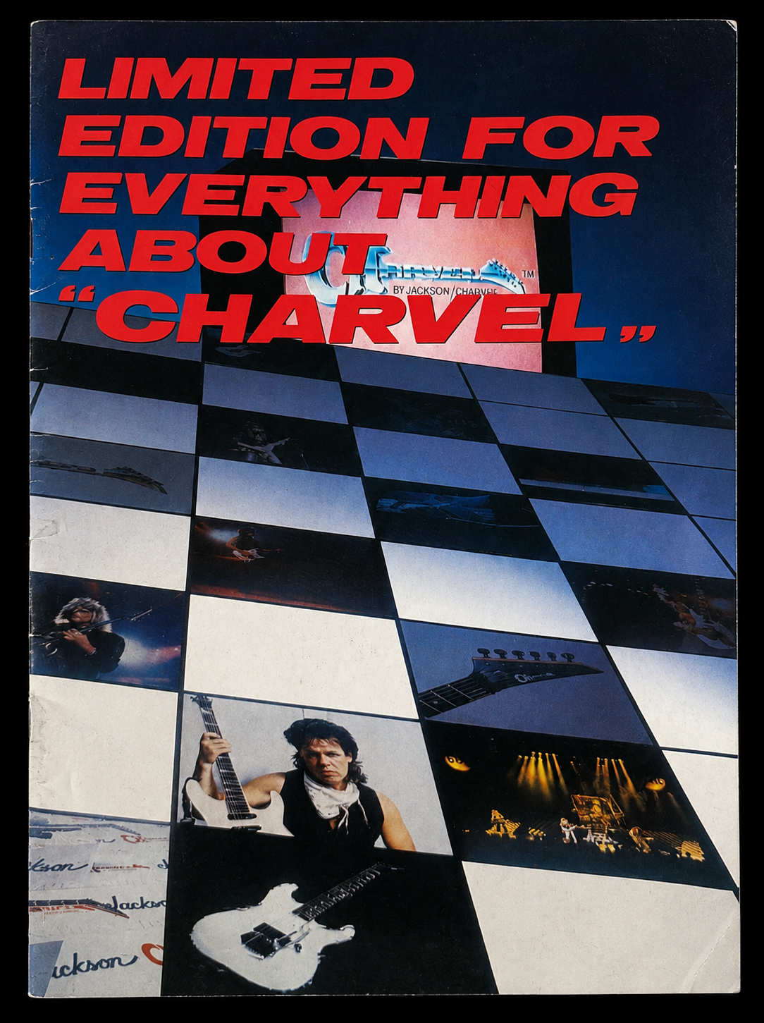 1986 Charvel USA catalogue guitar catalogue cover