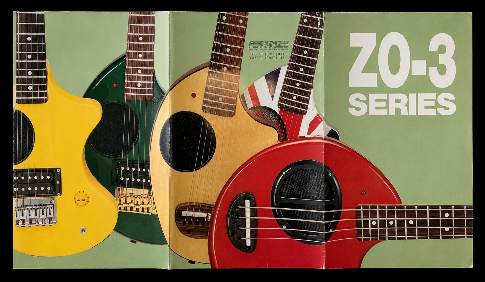 Fernandes 1994 Catalogue guitar catalogue cover