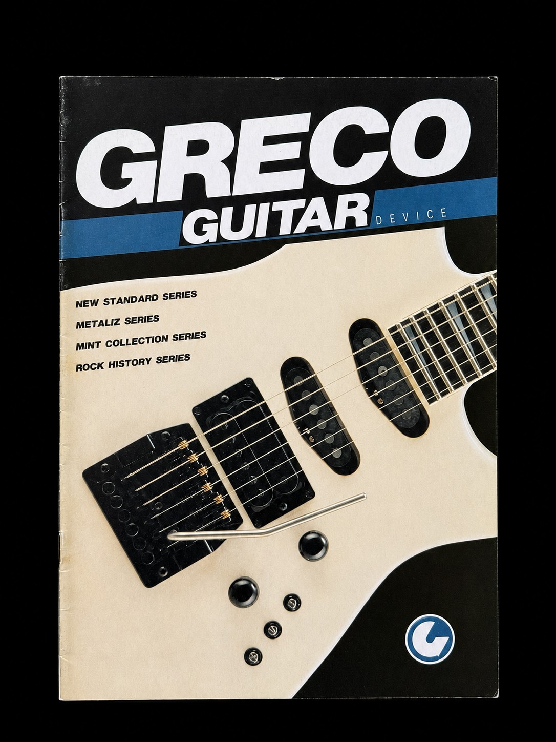 Greco 1985/1986 catalogue guitar catalogue cover